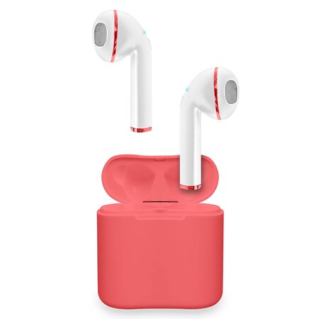 Sentry TW Earbuds w/ Charging Case Coral Red BT960R
